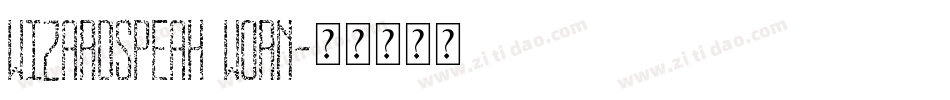 WizardSpeak Worn字体转换